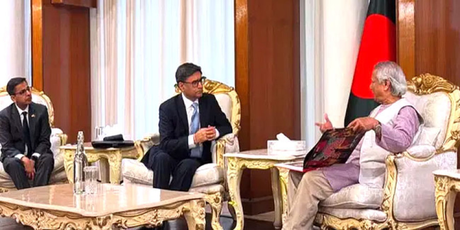 Meeting Between Chief Advisor and India's Foreign Secretary - Photo: Collected