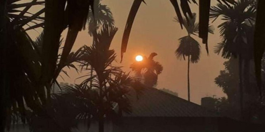 The cold wave has been sweeping over Panchagarh for five days. Photo: Collected