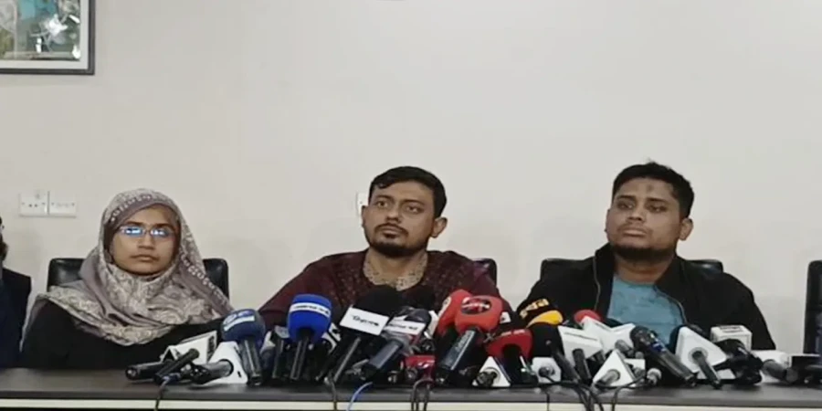 Joint Press Conference of Anti-Discrimination Student Movement and National Citizen Committee. Photo: Collected