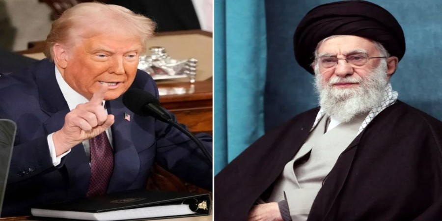 ফাইল ছবিতে মার্কিন প্রেসিডেন্ট ডোনাল্ড ট্রাম্প ও ইরানের সর্বোচ্চ নেতা আয়াতুল্লাহ আলি খামেনি