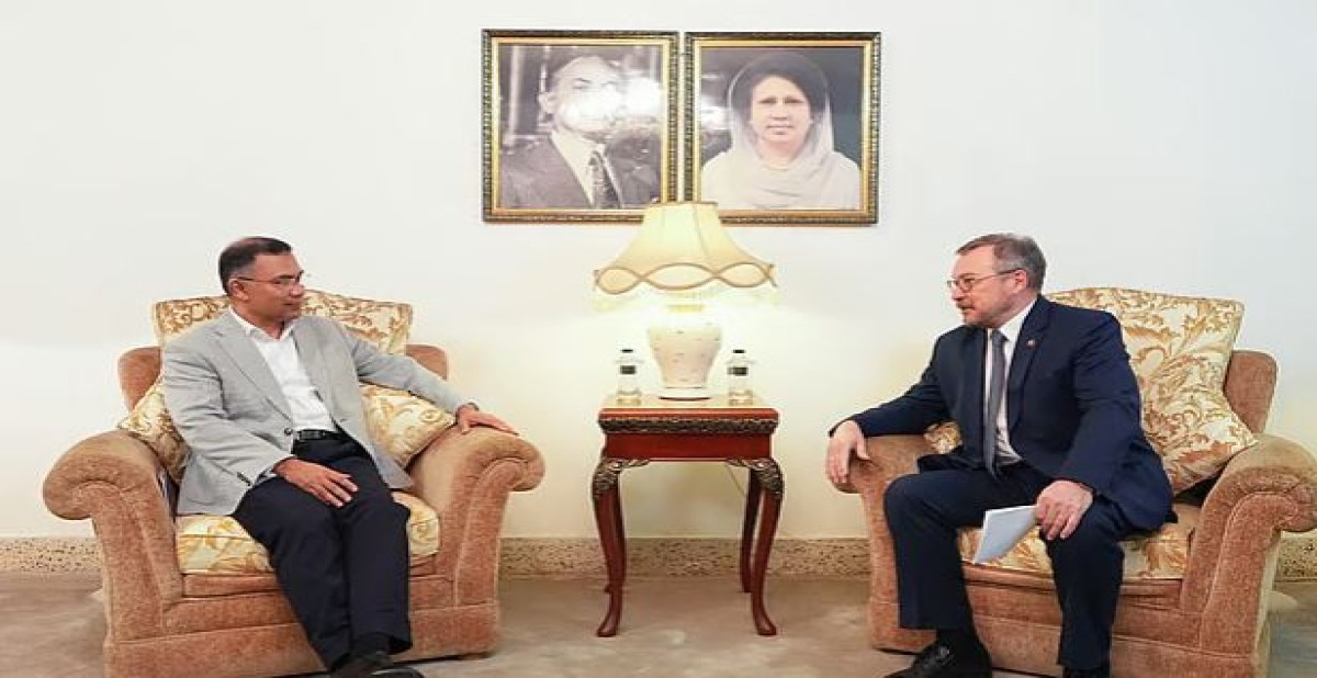 বাংলাদেশে নিযুক্ত রাশিয়ার রাষ্ট্রদূত আলেকজান্ডার গ্রিগোরিয়েভিচ খোজিন দুপুর ১২টার দিকে বিএনপি চেয়ারম্যান তারেক রহমানের সঙ্গে দেখা করেন